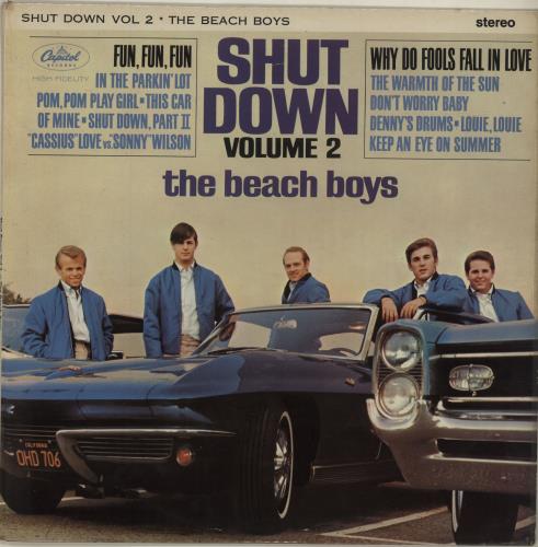 The Beach Boys Shut Down Volume 2 vinyl LP album (LP record) UK BBOLPSH686806