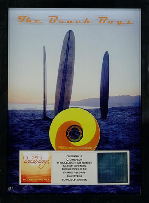 The Beach Boys Sounds Of Summer award disc US BBOAWSO503522