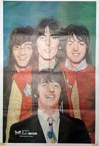 The Beatles 1968 Souvenir Fan Club Poster poster UK BTLPOSO761708