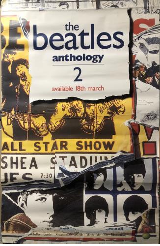 The Beatles Anthology 2 Display Banner Poster Uk Promo Display