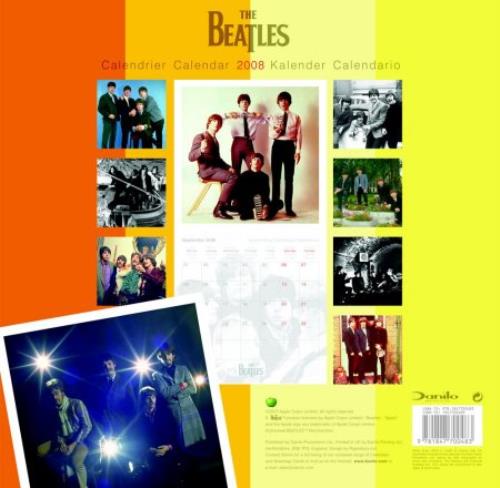 The Beatles Official Calendar 2008 UK Calendar 395643 