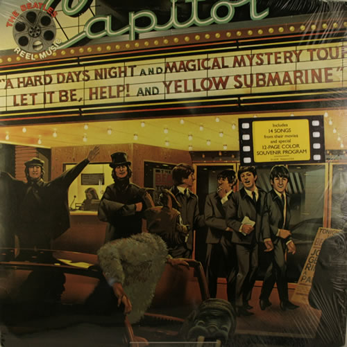 The Beatles Reel Music Gold Vinyl Stickered Shrink US Promo vinyl