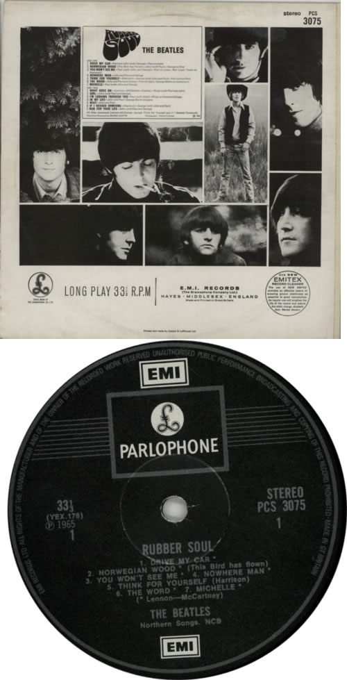 The Beatles Rubber Soul 2 Box EMI UK vinyl LP album