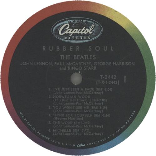 The Beatles Rubber Soul Mono US vinyl LP album (LP record) (265695)