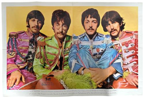 The Beatles Sgt. Pepper Souvenir Fan Club Poster poster UK BTLPOSG318334