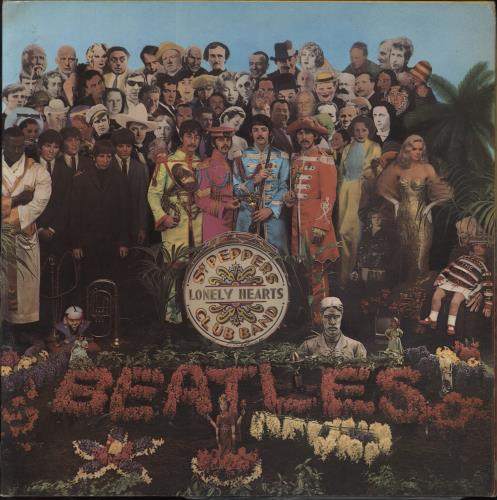 The Beatles Sgt. Pepper's - Wide Spine - Complete - EX vinyl LP album (LP record) UK BTLLPSG693208