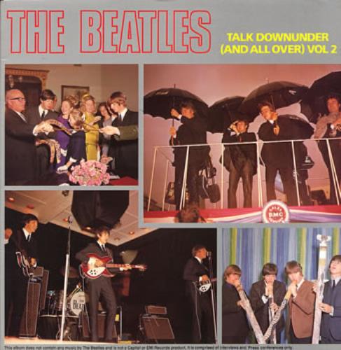 The Beatles Talk Downunder (And All Over) Vol 2 vinyl LP album (LP record) Australian BTLLPTA309957