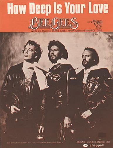 The Bee Gees How Deep Is Your Love Uk Sheet Music 141 0 14f