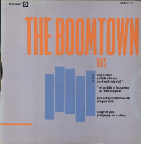 The Boomtown Rats Drag Me Down 3 track UK 12 Vinyl Single 12 Inch the-boomtown-rats-drag-me-down-3-track-uk-12-vinyl-single-12-inch