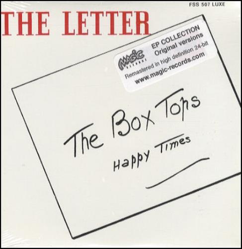 The Box Tops The Letter Cry Like A Baby French CD single CD5 The Box Tops The Letter Cry Like A Baby French CD single CD5
