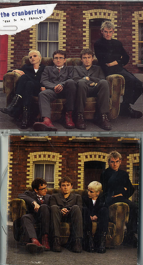 The Cranberries Ode To My Family UK 2CD single set (Double CD single