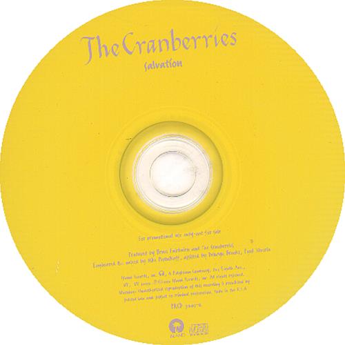 The Cranberries Salvation US Promo CD single (CD5 / 5") (65434)