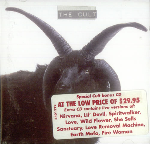The Cult The Cult & Live At The Marquee Club Australian 2 CD album set