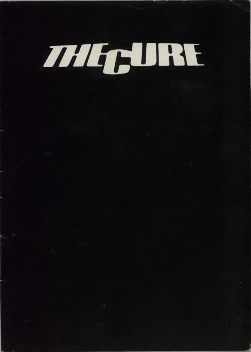 The Cure Picture Tour/Carnage Visors Autographed UK tour programme