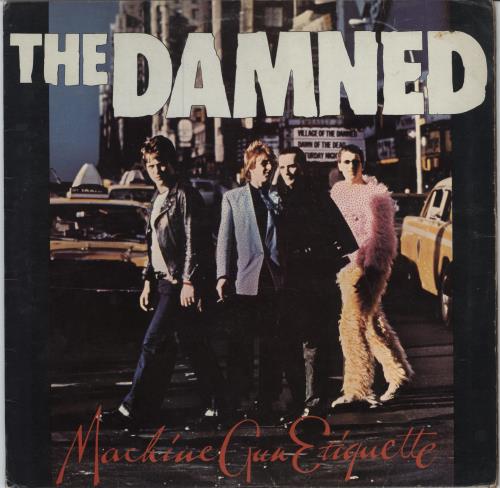 The Damned Machine Gun Etiquette - VG vinyl LP album (LP record) UK DAMLPMA787456