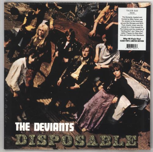 The Deviants Disposable - 180gm Clear Vinyl - Sealed vinyl LP album (LP record) UK DVTLPDI734422