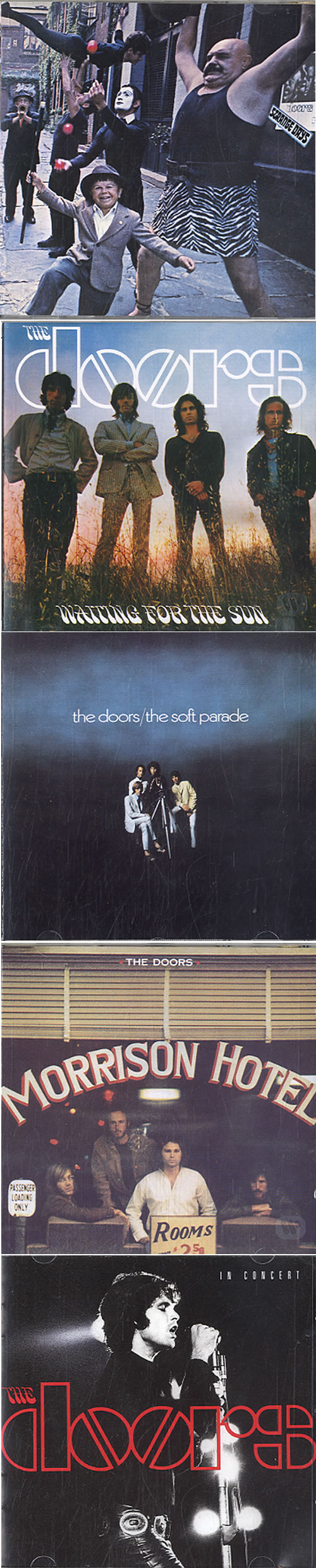 The Doors Studio Albums 19671970 UK 6CD album set (621445)