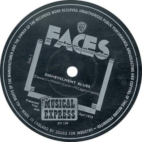 The Faces Selections From Their Album UK 7" vinyl single (7
