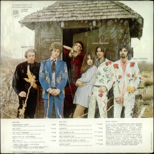 The Flying Burrito Brothers The Gilded Palace Of Sin Dutch vinyl LP album (LP record) (542070)