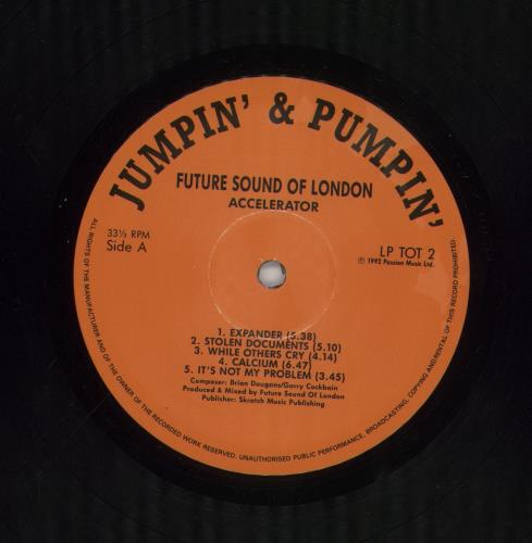 The Future Sound Of London Accelerator UK vinyl LP album (LP