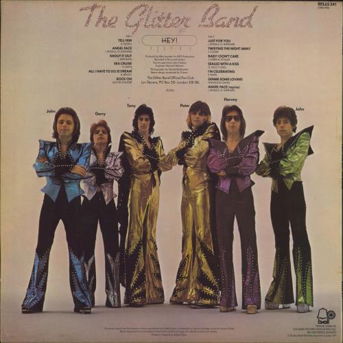 The Glitter Band Hey! UK vinyl LP album (LP record) (791929)