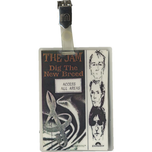 The Jam Access All Areas UK tour pass (488131) TOUR LAMINATE