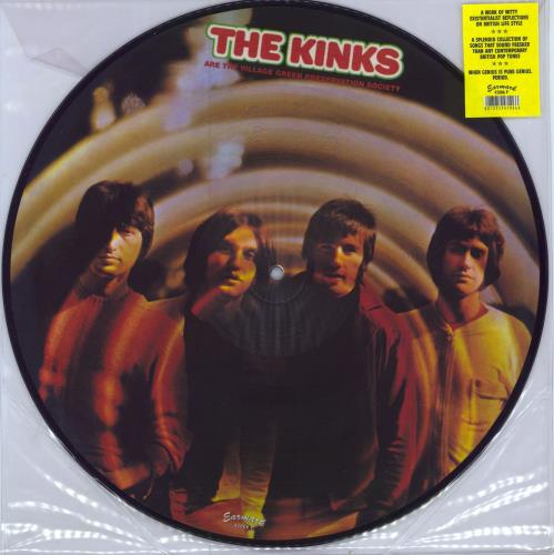 The Kinks Are The Village Green Preservation Society picture disc LP (vinyl picture disc album) Italian KINPDAR329554