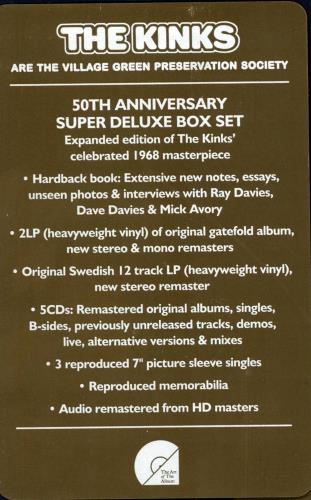 The Kinks Village Green Box 2018英国盤　開封のみ未再生新同品（送料込み！）