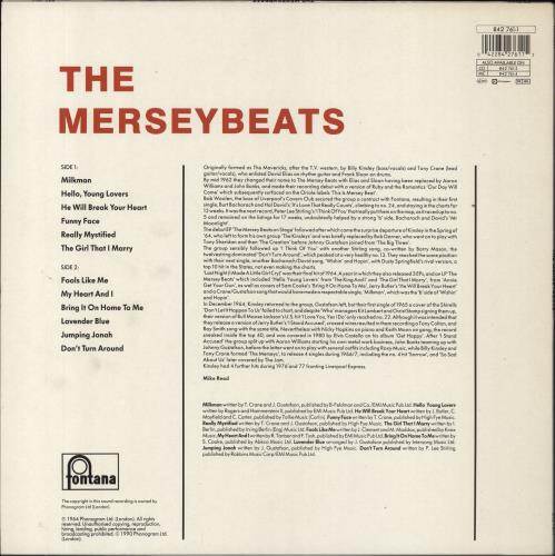 The Merseybeats The Merseybeats EX UK vinyl LP album (LP record) (796207)