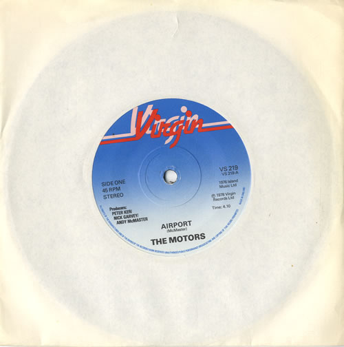 The Motors Airport UK 7" vinyl single (7 inch record / 45) (550307)