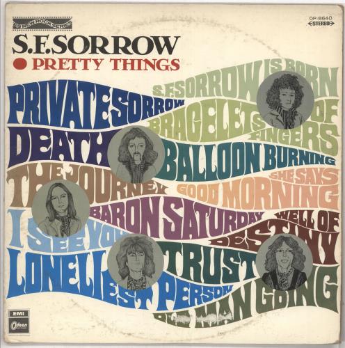 The Pretty Things S.F. Sorrow - Red Vinyl vinyl LP album (LP record) Japanese PTHLPSF728328