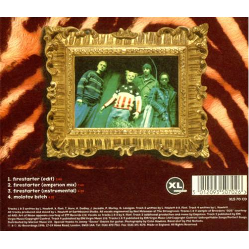 The Prodigy Firestarter Digipak UK CD single (CD5 / 5") (65913)
