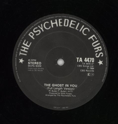 The Psychedelic Furs The Ghost In You The Psychedelic Furs The Ghost In You UK 12" vinyl single (12 inch