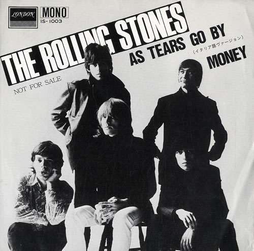 The Rolling Stones As Tears Go By - Italian Version 7" vinyl single (7 inch record / 45) Japanese ROL07AS217136