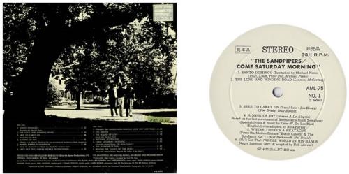 The Sandpipers Come Saturday Morning Japanese Promo Vinyl Lp Album Lp Record 437990 eil com