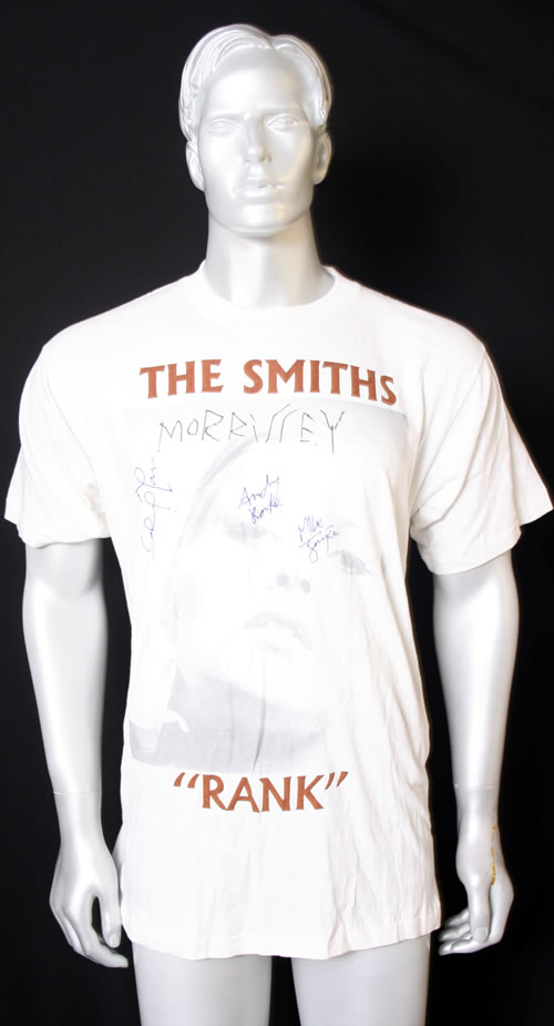 The Smiths Rank Autographed! UK tshirt (310406)