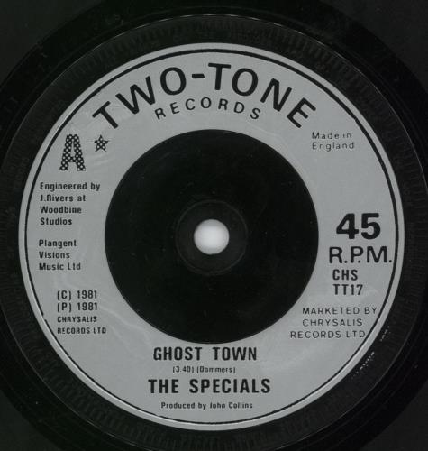 The Specials Ghost Town Inj Sleeve Uk 7 Vinyl Single 7 Inch Record