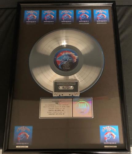 The Steve Miller Band Greatest Hits 1974-78 award disc US SBMAWGR544864