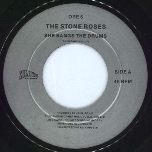 The Stone Roses She Bangs The Drums UK 7" vinyl single (7 inch record