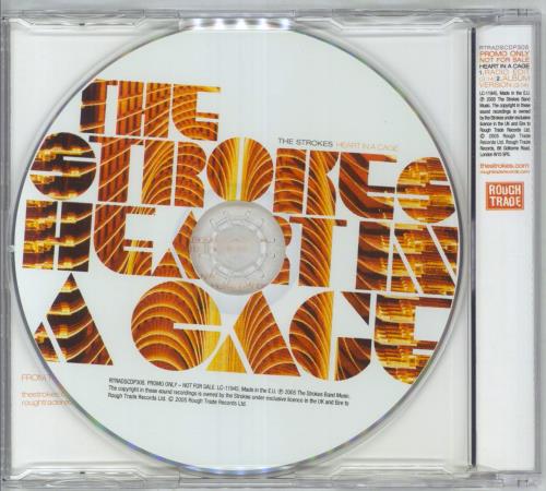 The Strokes Heart In A Cage UK Promo CD single (CD5 / 5
