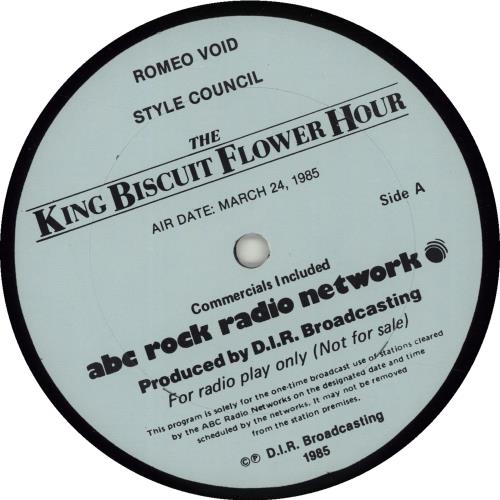 The Style Council King Biscuit Flower Hour US 2LP vinyl record set