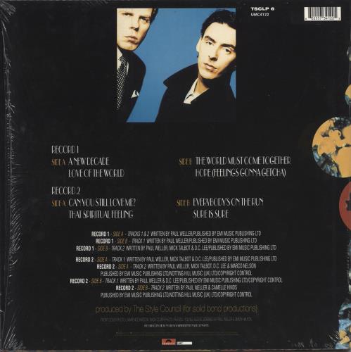 The Style Council Modernism: A New Decade UK 2-LP vinyl record set