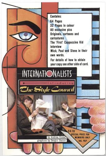 The Style Council Our Favourite Shop + Print + Fan Club Insert UK vinyl LP album (LP record)