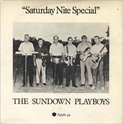 The Sundown Playboys Saturday Nite Special A Label P/S UK Promo 7