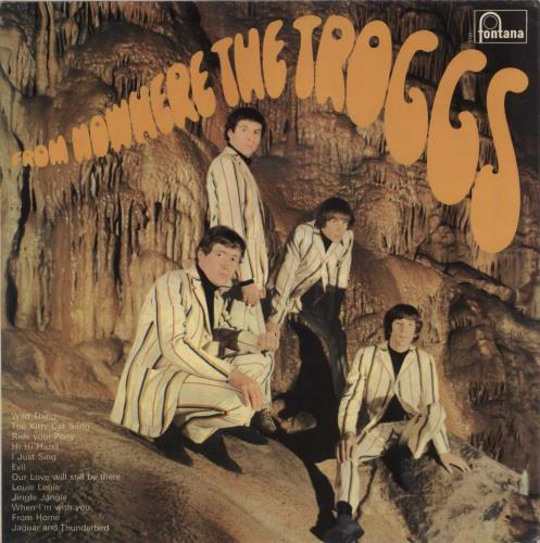 The Troggs From Nowhere... - Pasted Sleeve vinyl LP album (LP record) UK TRGLPFR726220