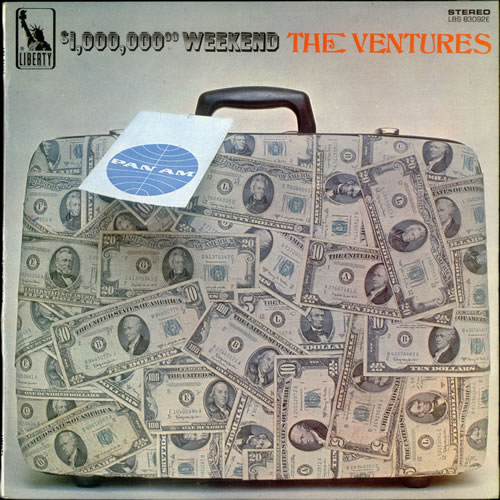 The Ventures 1,000,000 Weekend UK vinyl LP album (LP record) (534111)