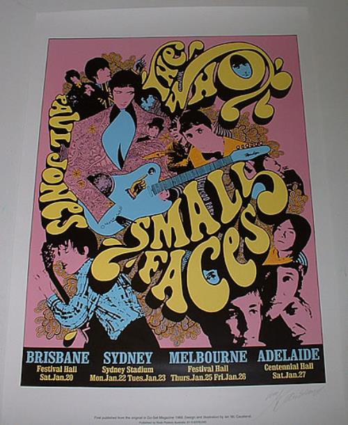The Who Australian Tour Poster Australian poster (333821)