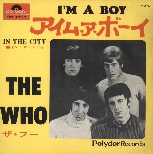 The Who I'm A Boy 7" vinyl single (7 inch record) Japanese WHO07IM723367