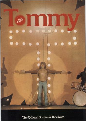 The Who Tommy The Movie - EX tour programme UK WHOTRTO785102