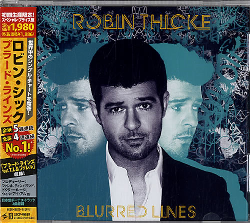 Thicke Blurred Lines CD album (CDLP) Japanese HCKCDBL611301